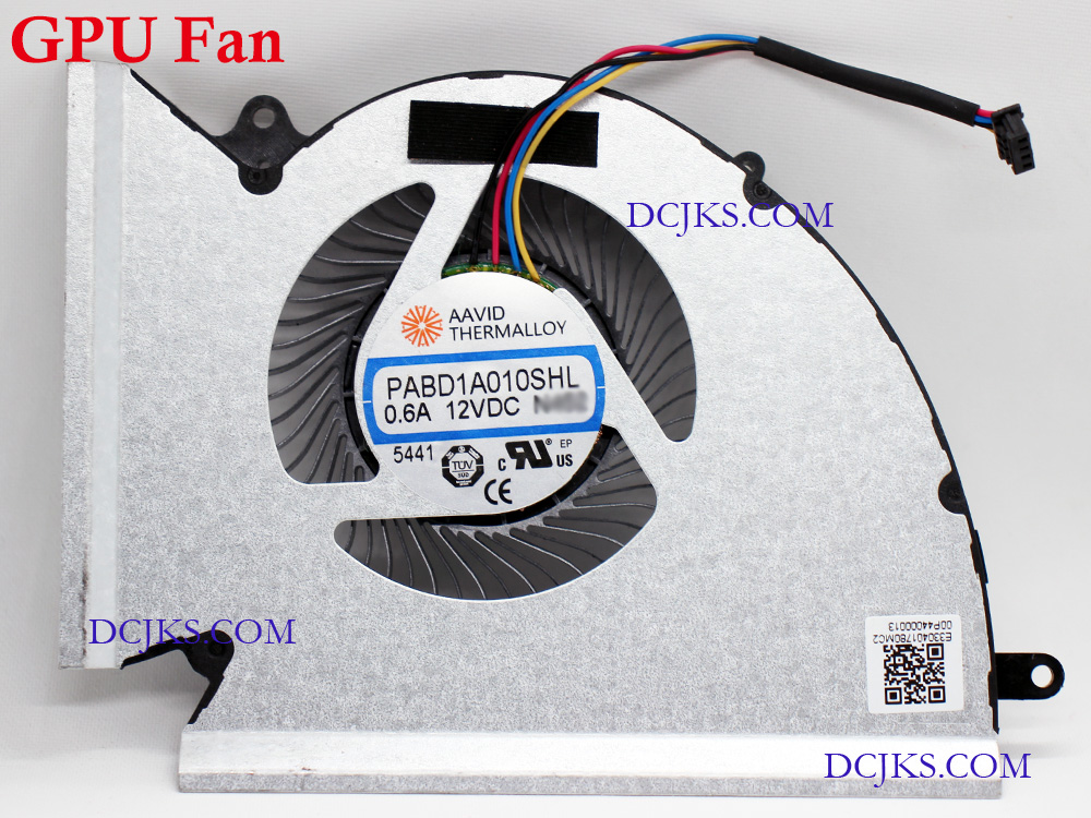 (image for) CPU GPU Fan for MSI WE76 11UK 11UM GE76 Raider GP76 Leopard 11UE 11UG 11UH MS-17K3